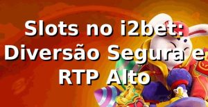 Slots no i2bet: Diversão Segura e RTP Alto ⭐